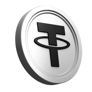 Tether USDT Münzsymbol im Bereich des Vertrauens innerhalb der Trading-Community